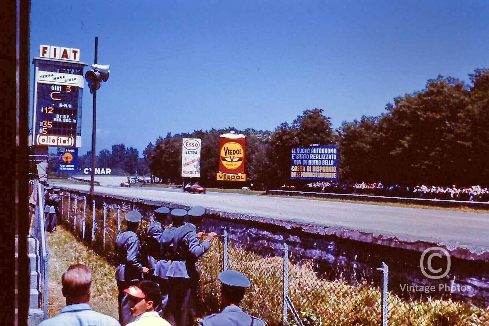 1958 Italian Motor Racing - Advertising Signage